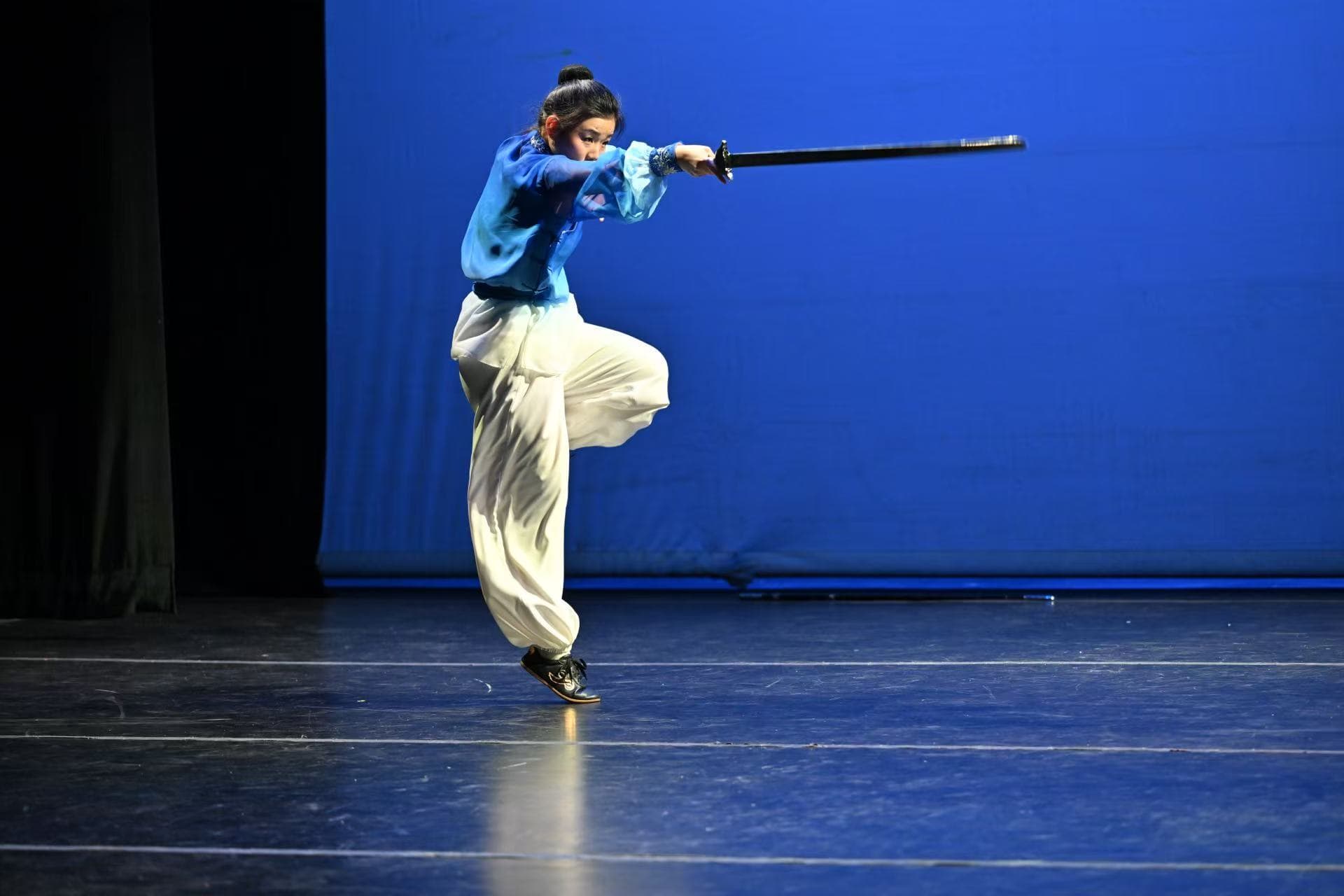 Sword form · stage performance